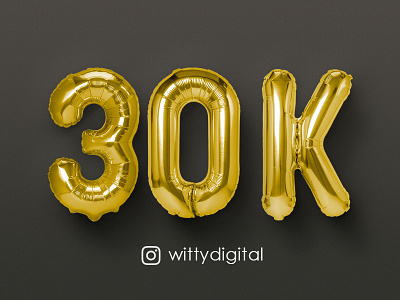 30000 Friends on Witty Instagram 30000 30k followers instagram wittydigital