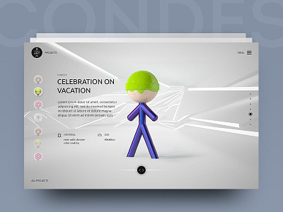 web site design for Painter and Sculptor Lina Condes concept condes creative inspiration lina painter sculptor ui userinterface ux web webdesign