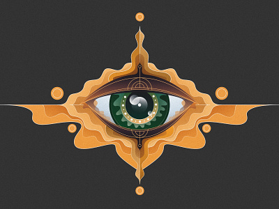 Mystic Eye bold design eye graphic illustration mystic vector