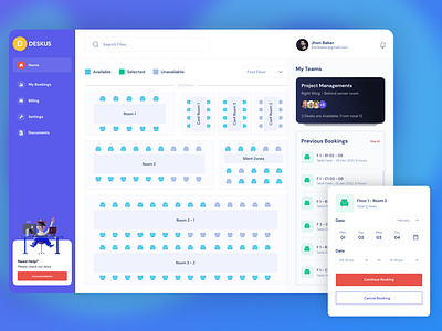 Desk Booking System