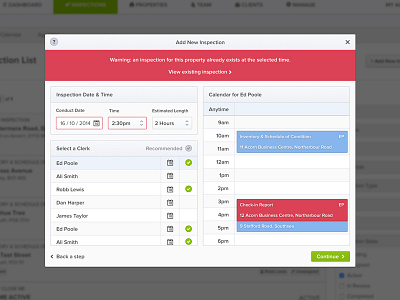 Booking Details booking flat gradients interface sketch ui