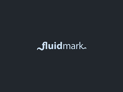 Fluidmark brand branding color colour fluid fluidmark icon liquid logo marker water