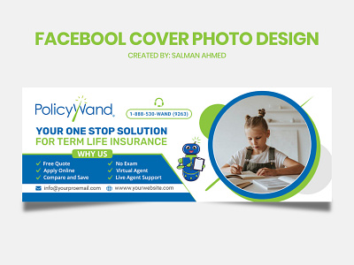 Professional Facebook Cover Photo Design card design cover design creative design fbcover graphic design modern unique
