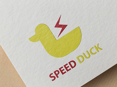 Uniqe Duck Logo Design sign template