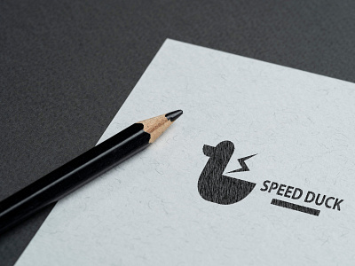 SPEED DUCK LOGO! 3d animation graphic design logo logo macker motion graphics ui