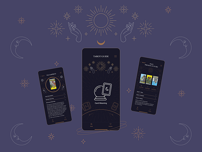 Tarot Guide — mobile app redesign concept application concept design design concept magic mobile mobile app mobile app concept redesign redesign concept tarot ui ui design uiux user interface