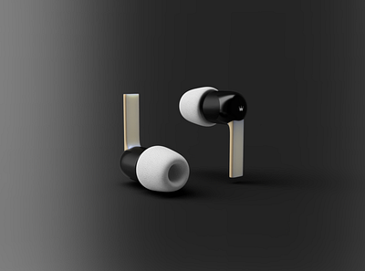 Ear pods 3d animation autocad design earpods fusion360 graphic design illustration keyshot logo
