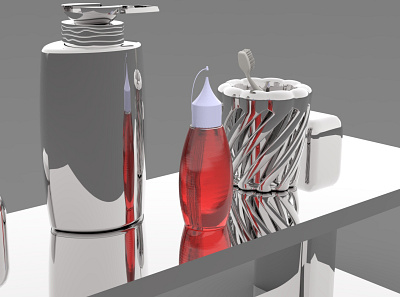 Medicine Bottle 3d animation autocad branding design fusion360 graphic design illustration keyshot logo productdesign ui