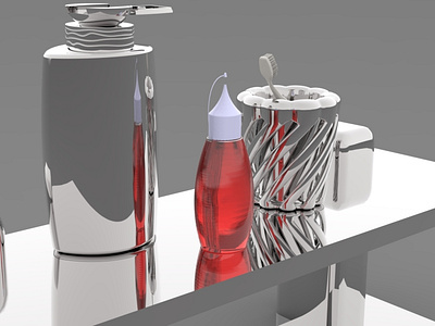 Medicine Bottle 3d animation autocad branding design fusion360 graphic design illustration keyshot logo productdesign ui