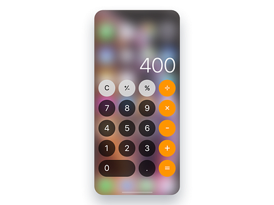 Daily UI 004 004 apple calculator challenge daily ui daily ui 004 dailyui ios iphone minimal skech ui