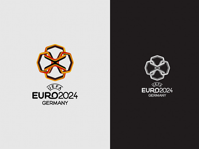 EURO2024 2024 adobeillustator ball branding design euro european football championship germany illustration logo soccer vector