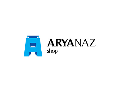 AryanazShop a adobeillustator logo shop shoping bag website