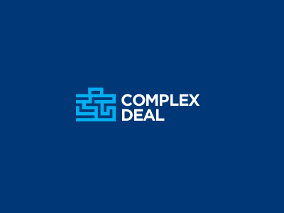 Rebound: ComplexDeal Logo briefcase complex deal labyrinth logo rebound