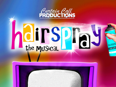 Hairspray Title hairspray musical poster theatre title