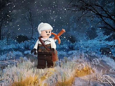 Witcher 3 Custom Minifigure ciri lego minifigure photoshop witcher