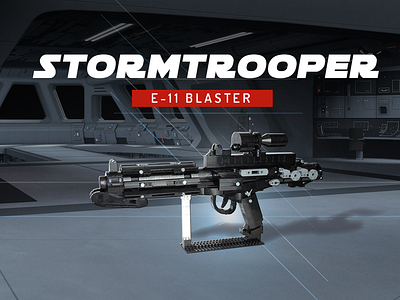 Stormtrooper Blaster Model blaster gun lego minifigure photoshop star wars stormtrooper