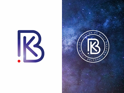 BK Logo Exploration bk logo monogram stamp