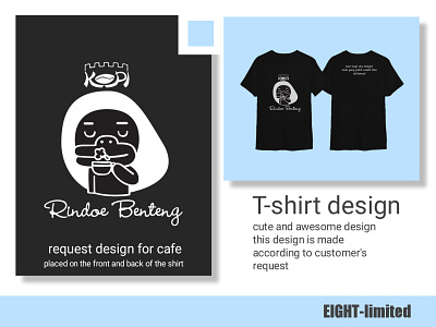 t-shirt design for cafe graphic design