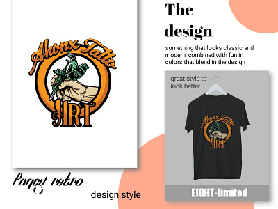 T-shirt design for tattoo maker branding graphic design logo