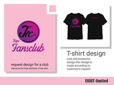t-shirt design for club graphic design