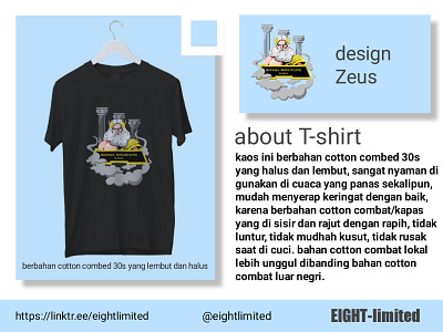 Zeus design illustration vector for t shirt design graphic design illustration vector