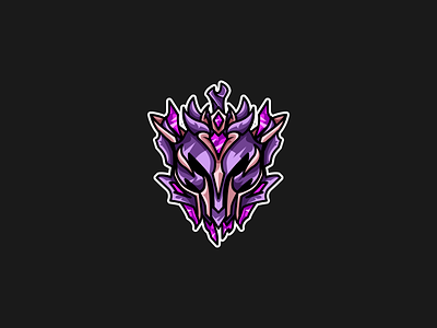 League of Legends | Rank Icon | Master division esports illustration league of legends master rank riot games vector