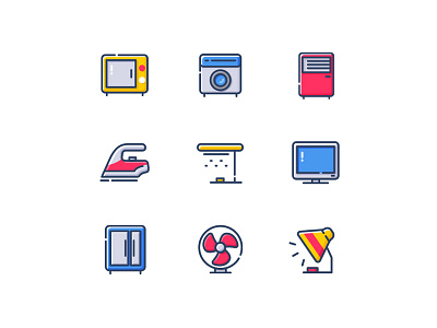 Electric Appliances appliances electric icon illustration iphone