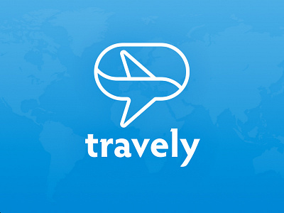 Travely app brand identity ios logo traveling