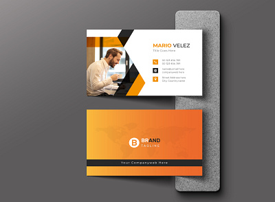 Minimalist Business Card business card design graphic design illustration stationery visiting card