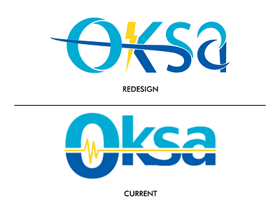 ''OKSA'' Logo Redesign Concept app branding design graphic design illustration logo logodesign typography ui ux vector