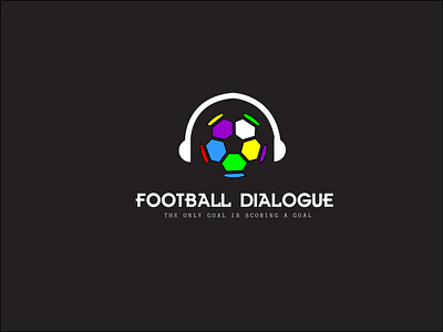 Football podcast logo branding design graphic design illustration logo typography vector