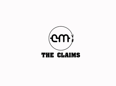 CM The Claims logo branding design graphic design illustration logo typography