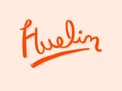 Huelin illustration type art type design typography