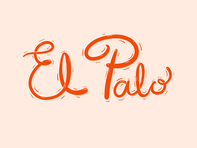 El Palo illustration type art type design typography