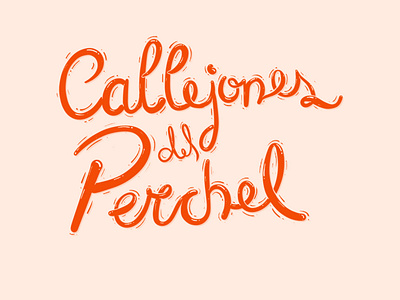 Callejones del Perchel illustration type art type design typography