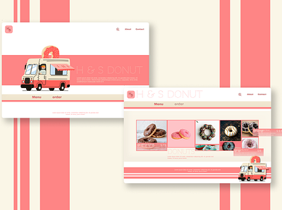 Donut Website design prototype ui ux website design wireframe