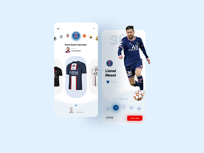 Football Kit Online store 3d animation app branding design graphic design illustration logo motion graphics typography ui ux vector