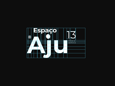 Espaço Aju 13 - Grid Logo branding design graphic design logo typography