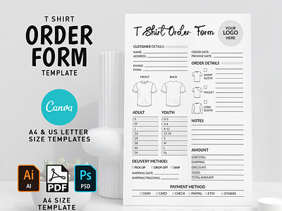 Shirt Order Form Template