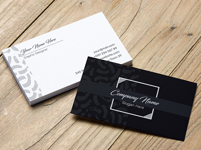 Professional minimal business card