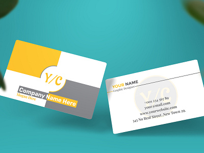 Minimal and simple business card design