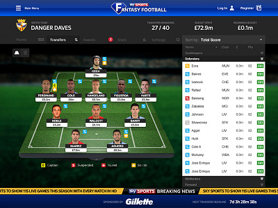 Sky Sports Fantasy Football