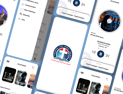 Deeper Life Radio App Redesign.