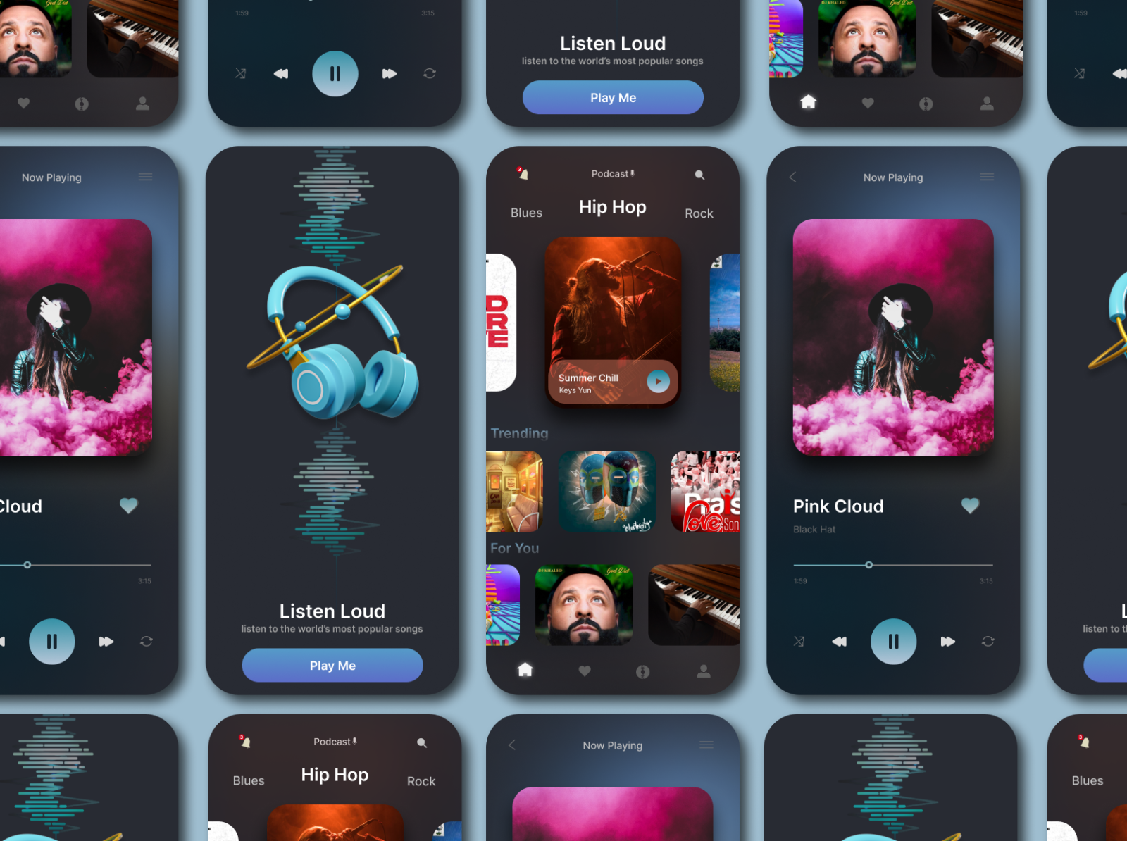 Music App by Phillip Ogunnubi on Dribbble