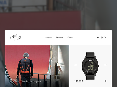 Sport Sélect — online store grid minimalist mobile product products responsive shop store ui website woocommerce wordpress