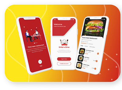 Restaurant App Design. app appdesign design figma graphic design mobileapp ui uiux userexperience userinterface