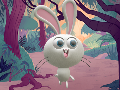 Hare design graphic design hare in the forest