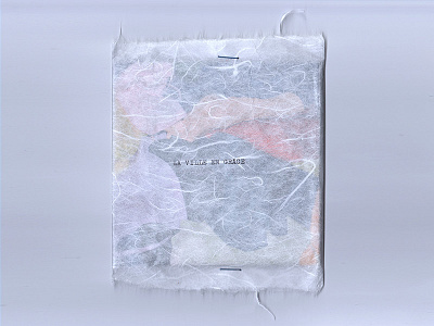 'La ville en grâce' ep. design graphic design hanji musicproducer packaging paper papier sound design