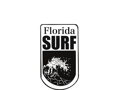 Florida Surf Club graphic design illustration logo tshirt