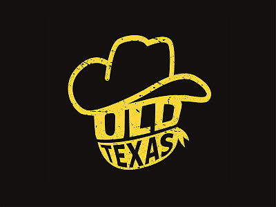 Old Texas bold brand cowboy identity illustration logo oldtexas texas western